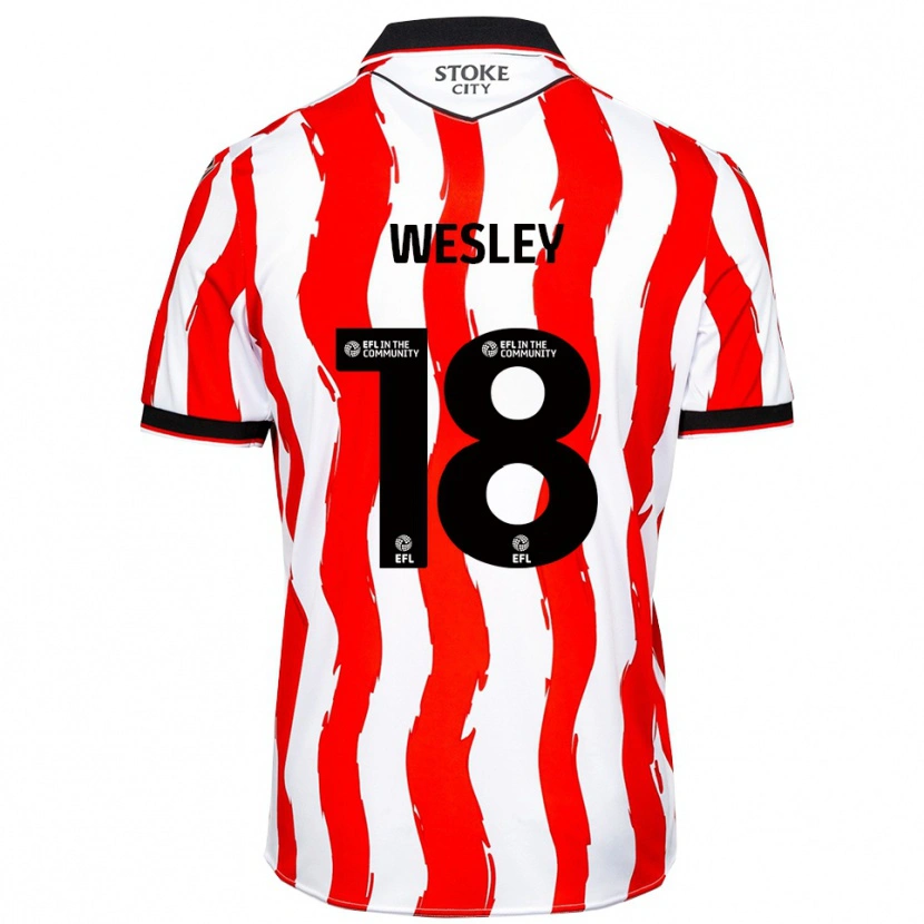 Danxen Kinder Wesley Moraes #18 Weiß Rot Heimtrikot Trikot 2025/26 T-Shirt Schweiz