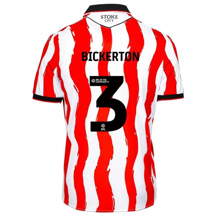 Danxen Kinder Josh Bickerton #3 Weiß Rot Heimtrikot Trikot 2025/26 T-Shirt Schweiz