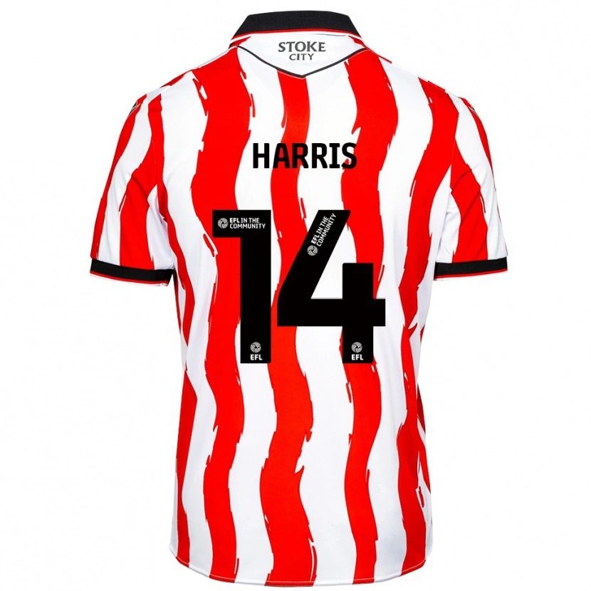 Danxen Kinder Oscar Harris #14 Weiß Rot Heimtrikot Trikot 2025/26 T-Shirt Schweiz