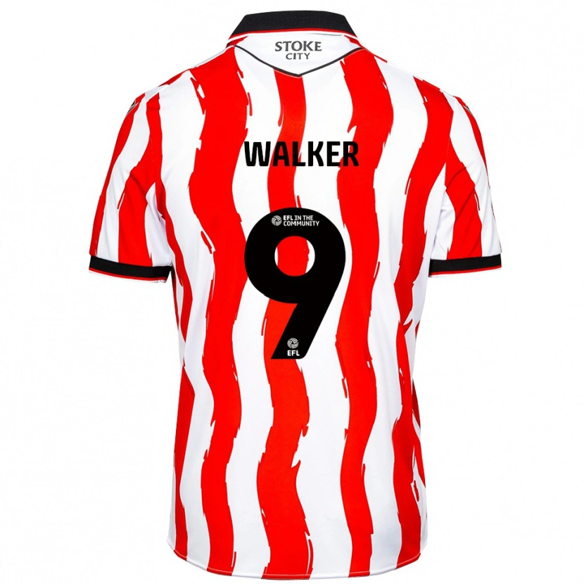 Danxen Kinder Adriel Walker #9 Weiß Rot Heimtrikot Trikot 2025/26 T-Shirt Schweiz