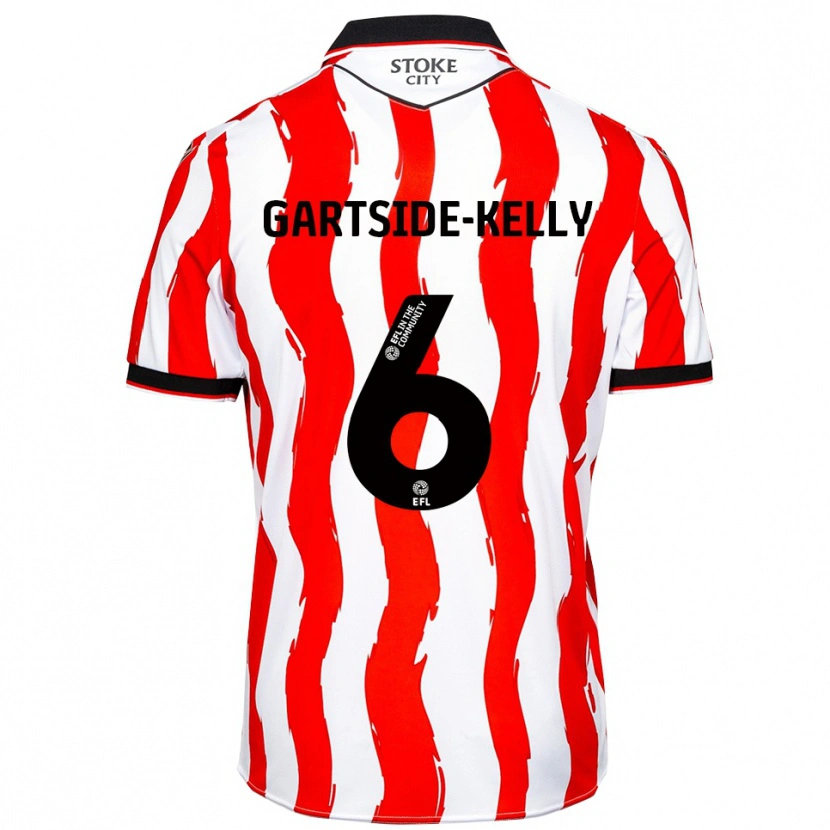 Danxen Kinder Gabriel Kelly #6 Weiß Rot Heimtrikot Trikot 2025/26 T-Shirt Schweiz