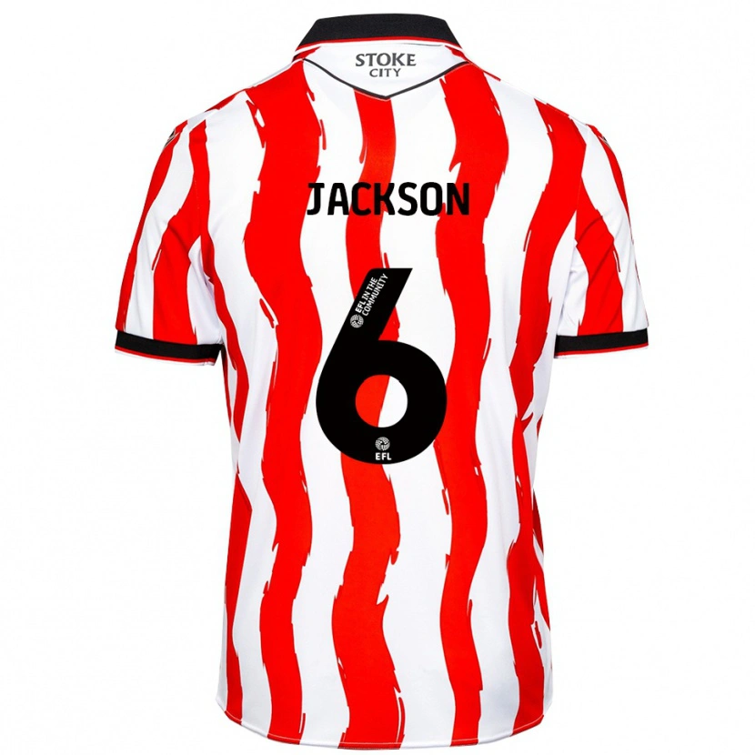 Danxen Kinder Jackson Kelly #6 Weiß Rot Heimtrikot Trikot 2025/26 T-Shirt Schweiz