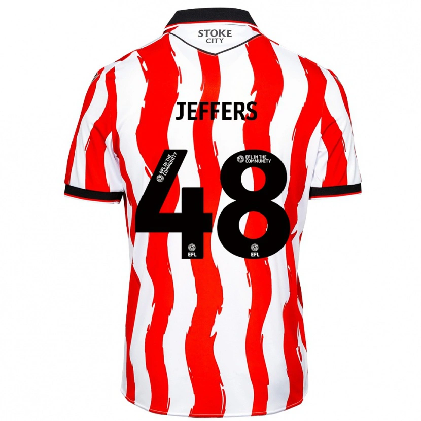 Danxen Kinder Keke Jeffers #48 Weiß Rot Heimtrikot Trikot 2025/26 T-Shirt Schweiz