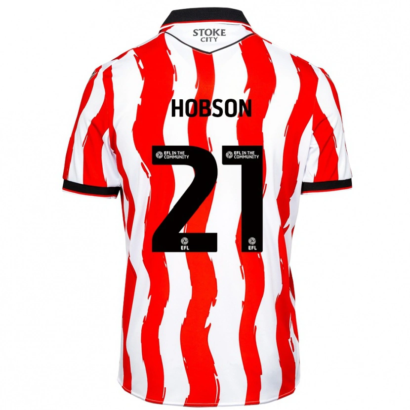Danxen Kinder Elizabeth Hobson #21 Weiß Rot Heimtrikot Trikot 2025/26 T-Shirt Schweiz