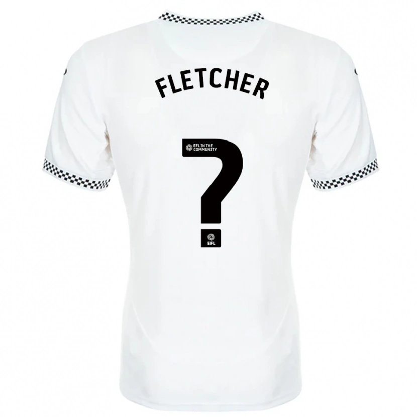 Danxen Kinder Kristian Fletcher #0 Weiß Orange Heimtrikot Trikot 2025/26 T-Shirt Schweiz