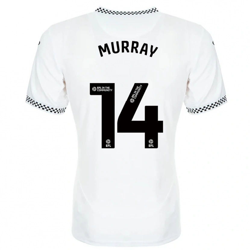 Danxen Kinder Maddy Murray #14 Weiß Orange Heimtrikot Trikot 2025/26 T-Shirt Schweiz