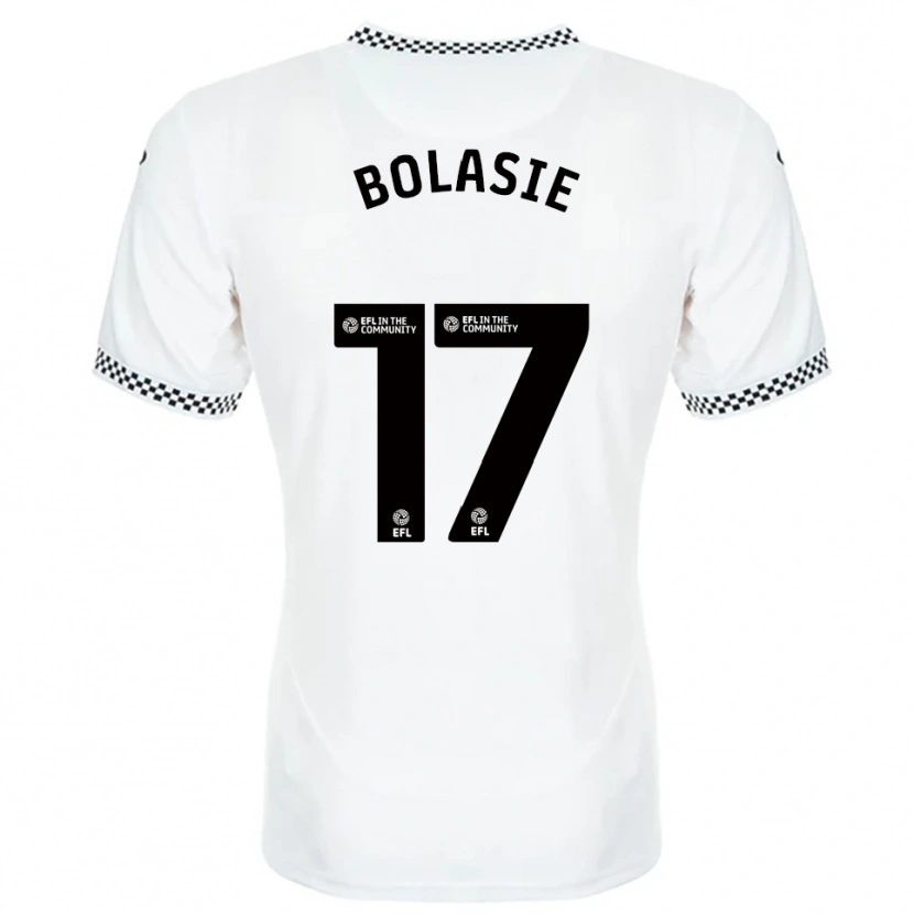 Danxen Kinder Yannick Bolasie #17 Weiß Orange Heimtrikot Trikot 2025/26 T-Shirt Schweiz
