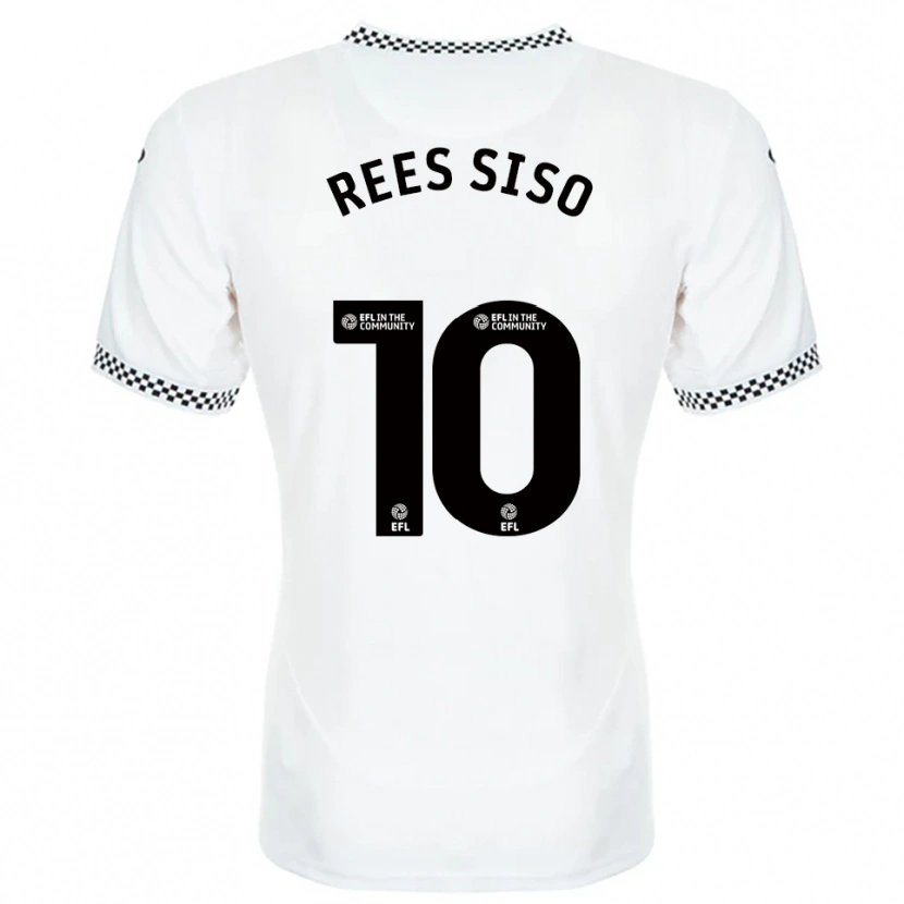 Danxen Kinder Ramon Rees-Siso #10 Weiß Orange Heimtrikot Trikot 2025/26 T-Shirt Schweiz