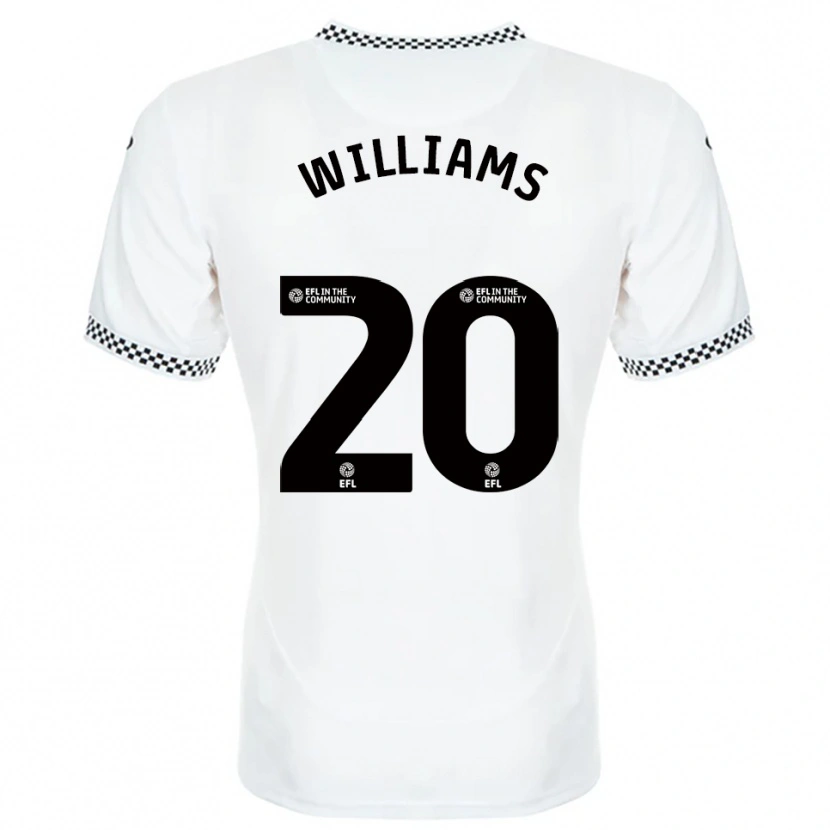 Danxen Kinder Caitlin Williams #20 Weiß Orange Heimtrikot Trikot 2025/26 T-Shirt Schweiz