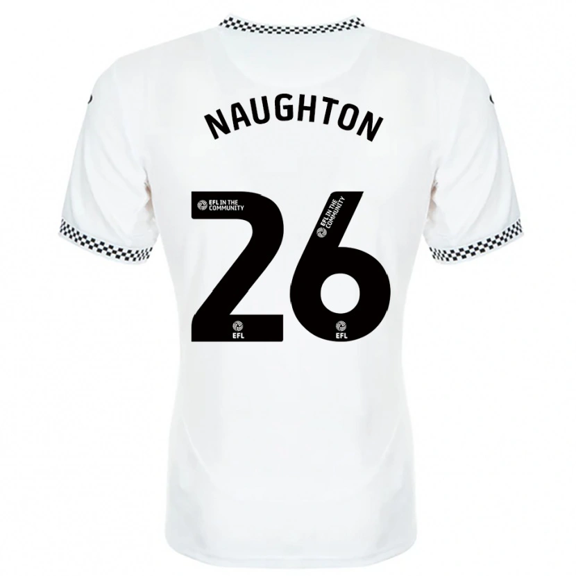 Danxen Kinder Kyle Naughton #26 Weiß Orange Heimtrikot Trikot 2025/26 T-Shirt Schweiz