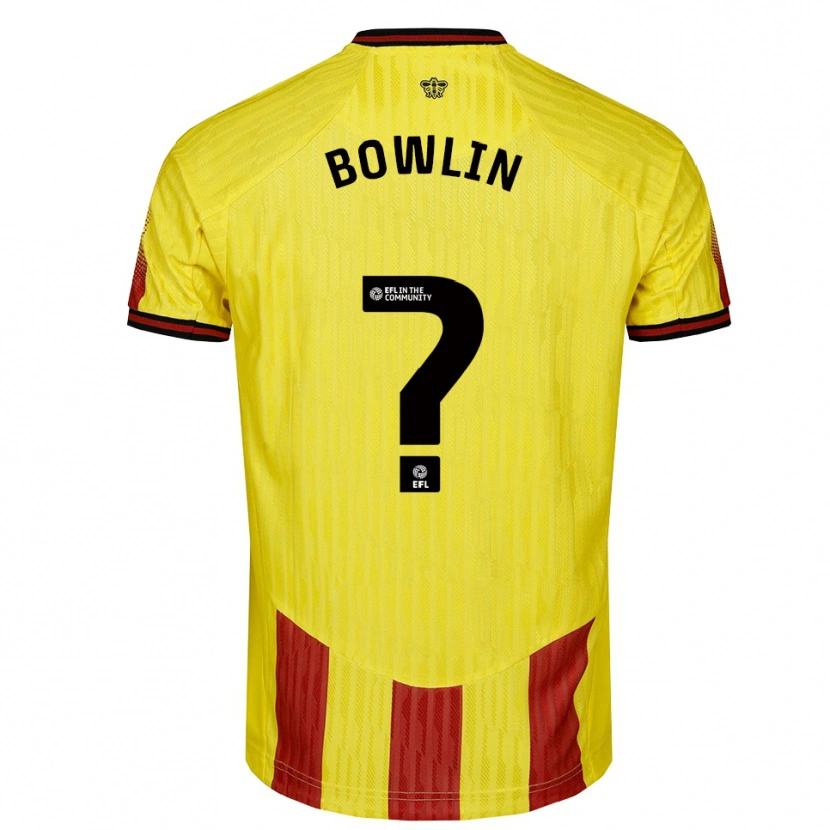 Danxen Kinder Amani Bowlin #0 Gelb Rot Heimtrikot Trikot 2025/26 T-Shirt Schweiz