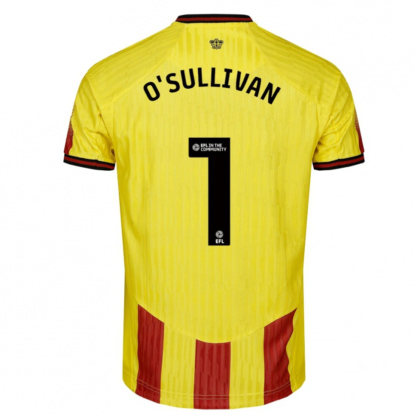 Danxen Kinder Maria O'sullivan #1 Gelb Rot Heimtrikot Trikot 2025/26 T-Shirt Schweiz