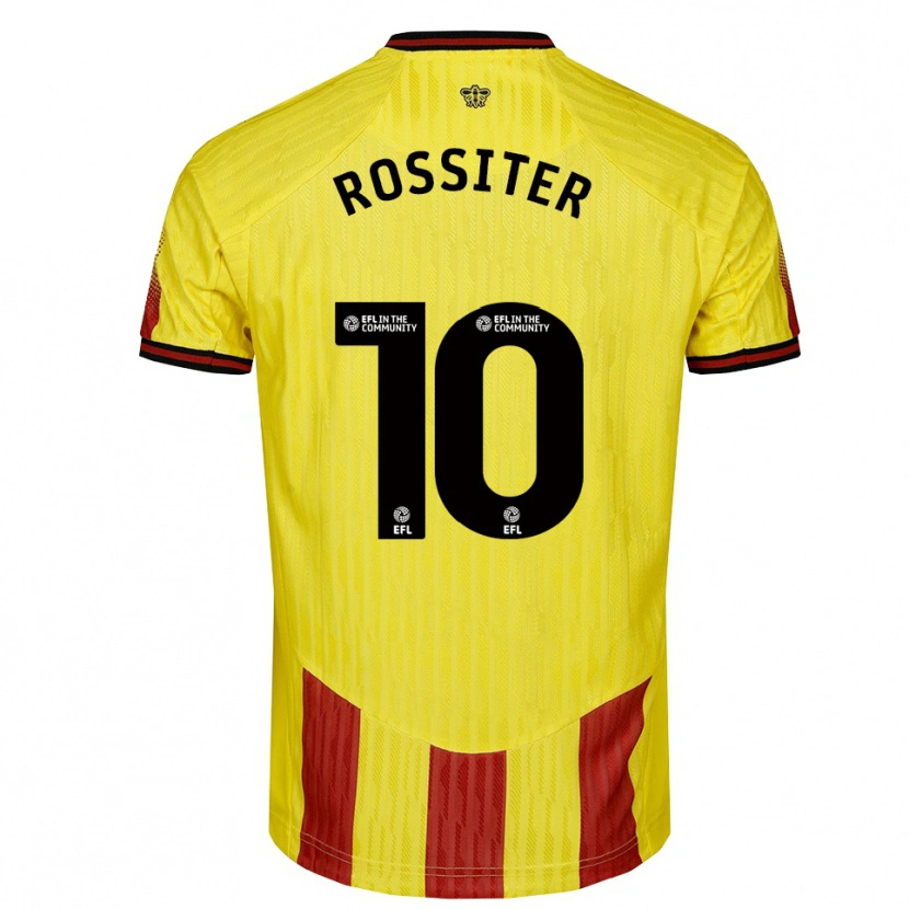 Danxen Kinder Annie Rossiter #10 Gelb Rot Heimtrikot Trikot 2025/26 T-Shirt Schweiz
