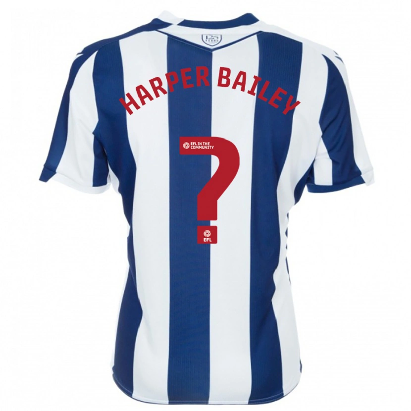 Danxen Kinder Aaron Harper-Bailey #0 Marine Weiß Heimtrikot Trikot 2025/26 T-Shirt Schweiz