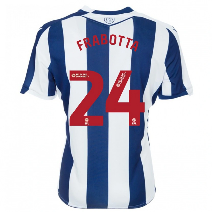 Danxen Kinder Gianluca Frabotta #24 Marine Weiß Heimtrikot Trikot 2025/26 T-Shirt Schweiz