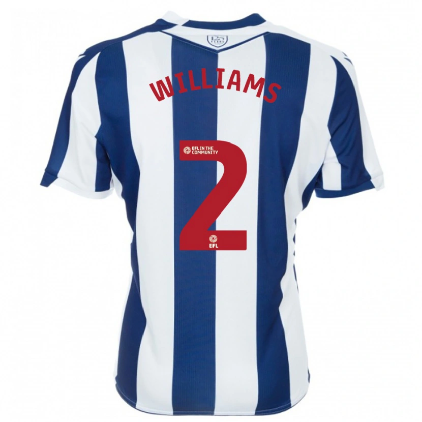 Danxen Kinder Alex Williams #2 Marine Weiß Heimtrikot Trikot 2025/26 T-Shirt Schweiz