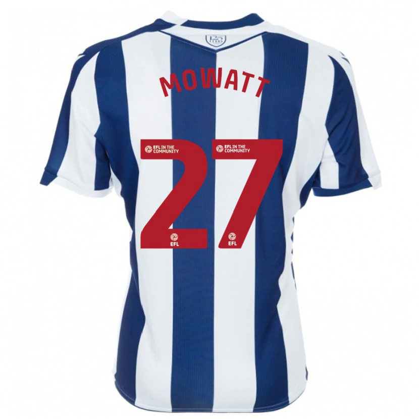 Danxen Kinder Alex Mowatt #27 Marine Weiß Heimtrikot Trikot 2025/26 T-Shirt Schweiz