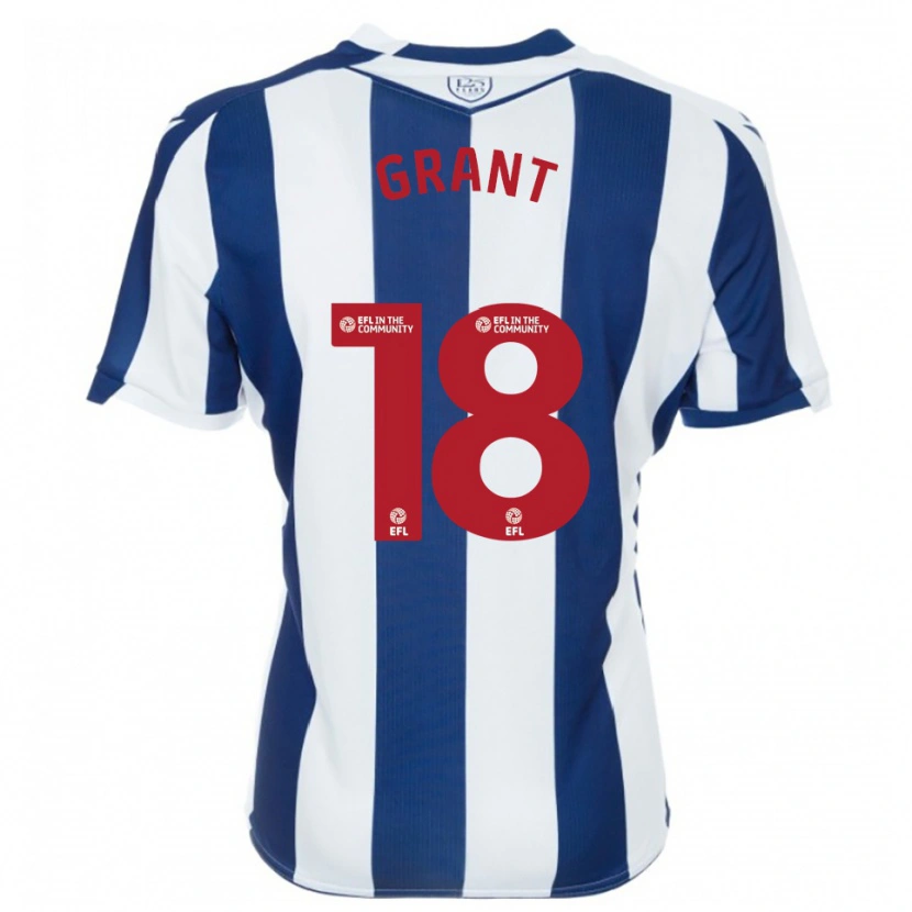 Danxen Kinder Karlan Grant #18 Marine Weiß Heimtrikot Trikot 2025/26 T-Shirt Schweiz