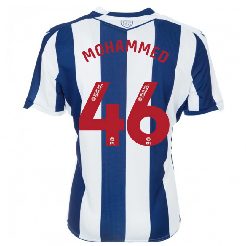 Danxen Kinder Jamal Mohammed #46 Marine Weiß Heimtrikot Trikot 2025/26 T-Shirt Schweiz