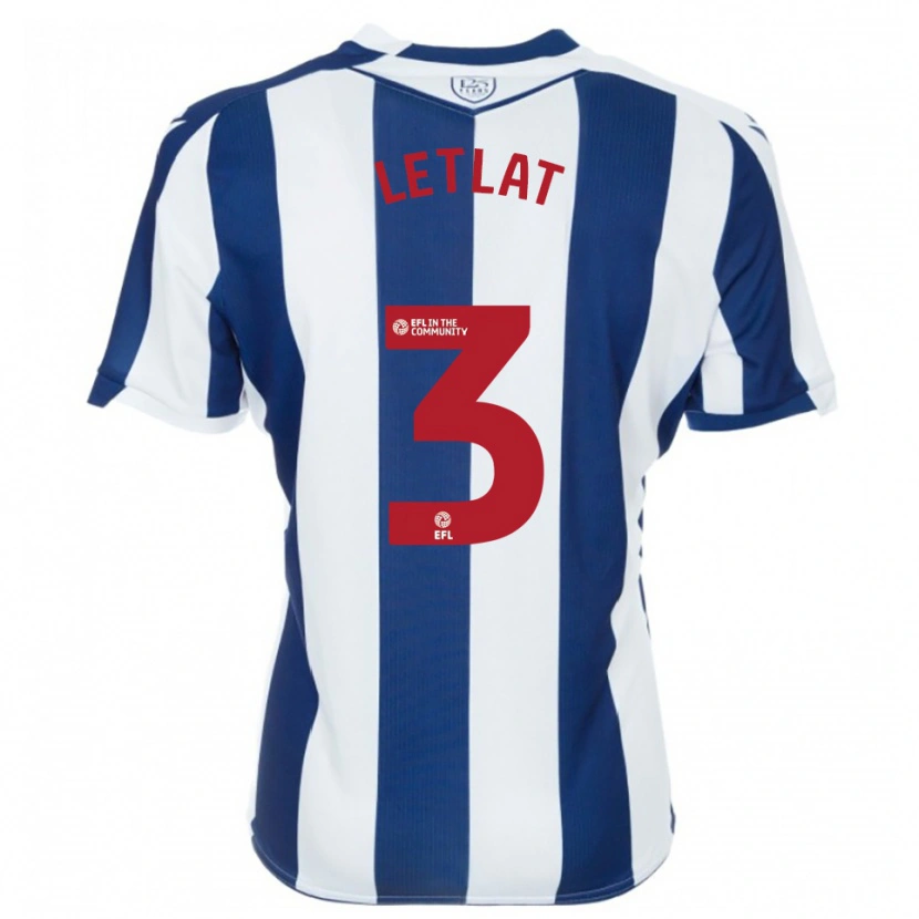 Danxen Kinder Adam Letlat #3 Marine Weiß Heimtrikot Trikot 2025/26 T-Shirt Schweiz