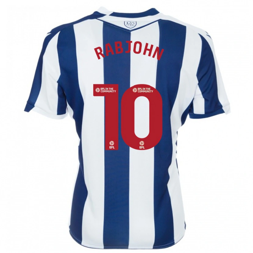 Danxen Kinder Olivia Rabjohn #10 Marine Weiß Heimtrikot Trikot 2025/26 T-Shirt Schweiz