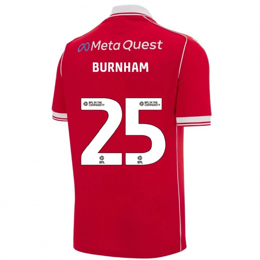 Danxen Kinder Emma Burnham #25 Rot Weiß Heimtrikot Trikot 2025/26 T-Shirt Schweiz