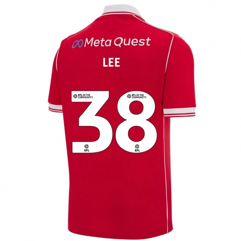 Danxen Kinder Elliot Lee #38 Rot Weiß Heimtrikot Trikot 2025/26 T-Shirt Schweiz