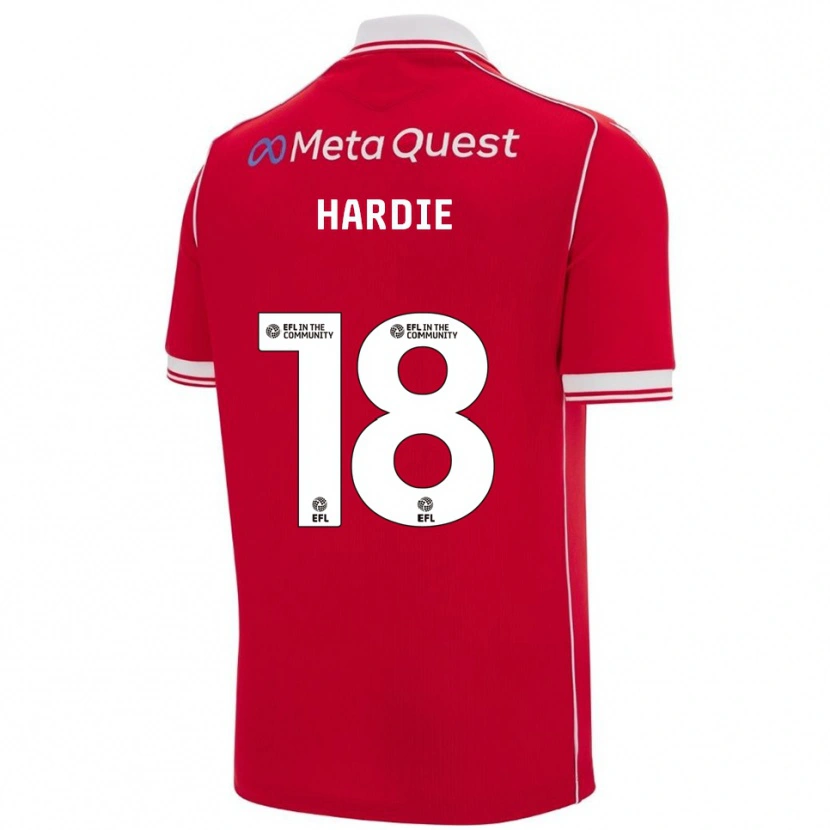 Danxen Kinder Ryan Hardie #18 Rot Weiß Heimtrikot Trikot 2025/26 T-Shirt Schweiz