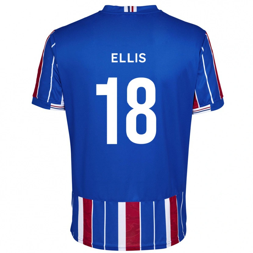 Danxen Kinder Jack Ellis #18 Blau Rot Weiß Heimtrikot Trikot 2025/26 T-Shirt Schweiz