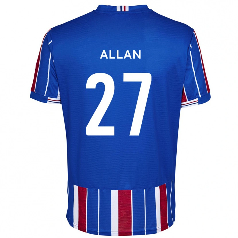 Danxen Kinder Jake Allan #27 Blau Rot Weiß Heimtrikot Trikot 2025/26 T-Shirt Schweiz