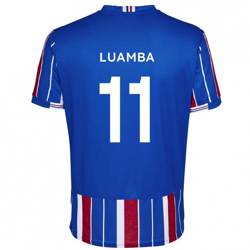 Danxen Kinder Junior Luamba #11 Blau Rot Weiß Heimtrikot Trikot 2025/26 T-Shirt Schweiz