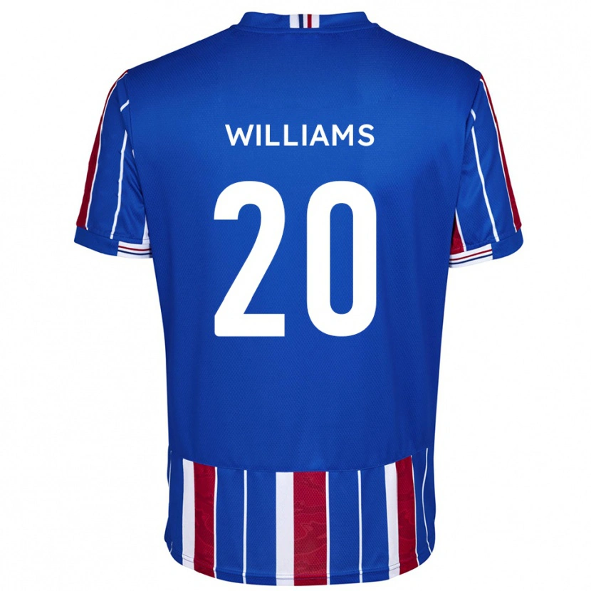 Danxen Kinder Ben Williams #20 Blau Rot Weiß Heimtrikot Trikot 2025/26 T-Shirt Schweiz