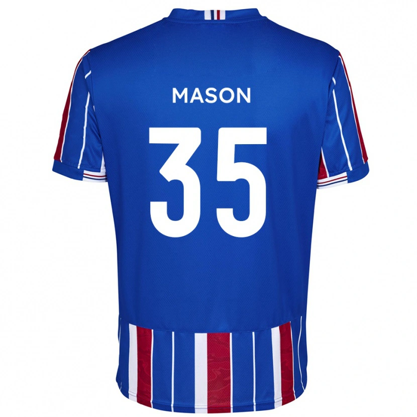 Danxen Kinder Seb Mason #35 Blau Rot Weiß Heimtrikot Trikot 2025/26 T-Shirt Schweiz