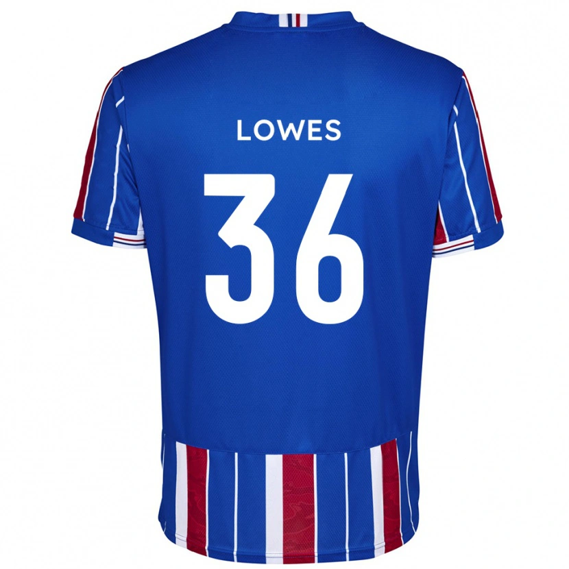 Danxen Kinder Jonah Lowes #36 Blau Rot Weiß Heimtrikot Trikot 2025/26 T-Shirt Schweiz