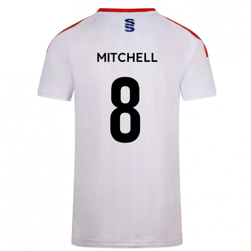 Danxen Kinder Ethan Mitchell #8 Weiß Marine Heimtrikot Trikot 2025/26 T-Shirt Schweiz