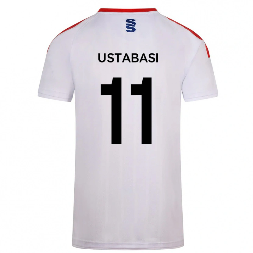 Danxen Kinder Jonathan Ustabasi #11 Weiß Marine Heimtrikot Trikot 2025/26 T-Shirt Schweiz