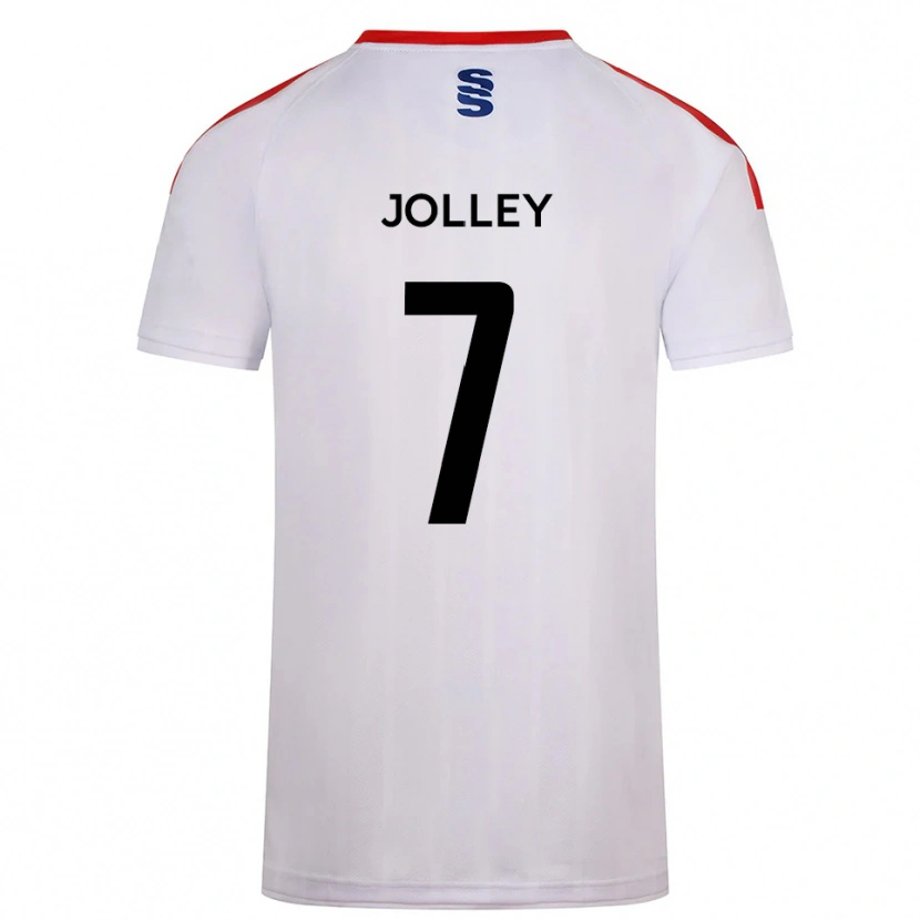 Danxen Kinder Charlie Jolley #7 Weiß Marine Heimtrikot Trikot 2025/26 T-Shirt Schweiz