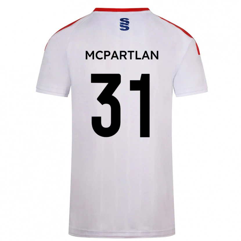 Danxen Kinder Cian Mcpartlan #31 Weiß Marine Heimtrikot Trikot 2025/26 T-Shirt Schweiz