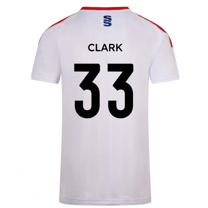 Danxen Kinder Charlie Clark #33 Weiß Marine Heimtrikot Trikot 2025/26 T-Shirt Schweiz