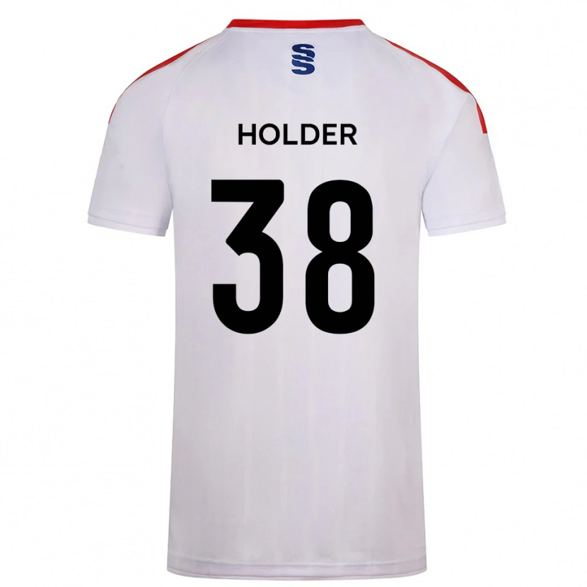 Danxen Kinder Stan Holder #38 Weiß Marine Heimtrikot Trikot 2025/26 T-Shirt Schweiz