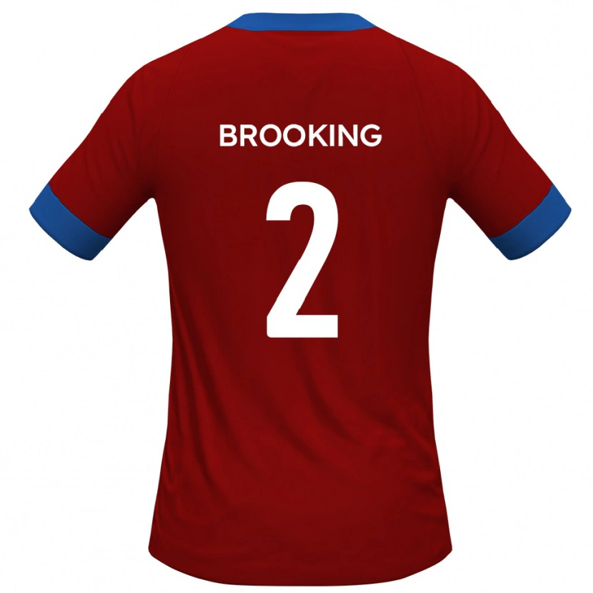 Danxen Kinder Josh Brooking #2 Rot Blau Heimtrikot Trikot 2025/26 T-Shirt Schweiz