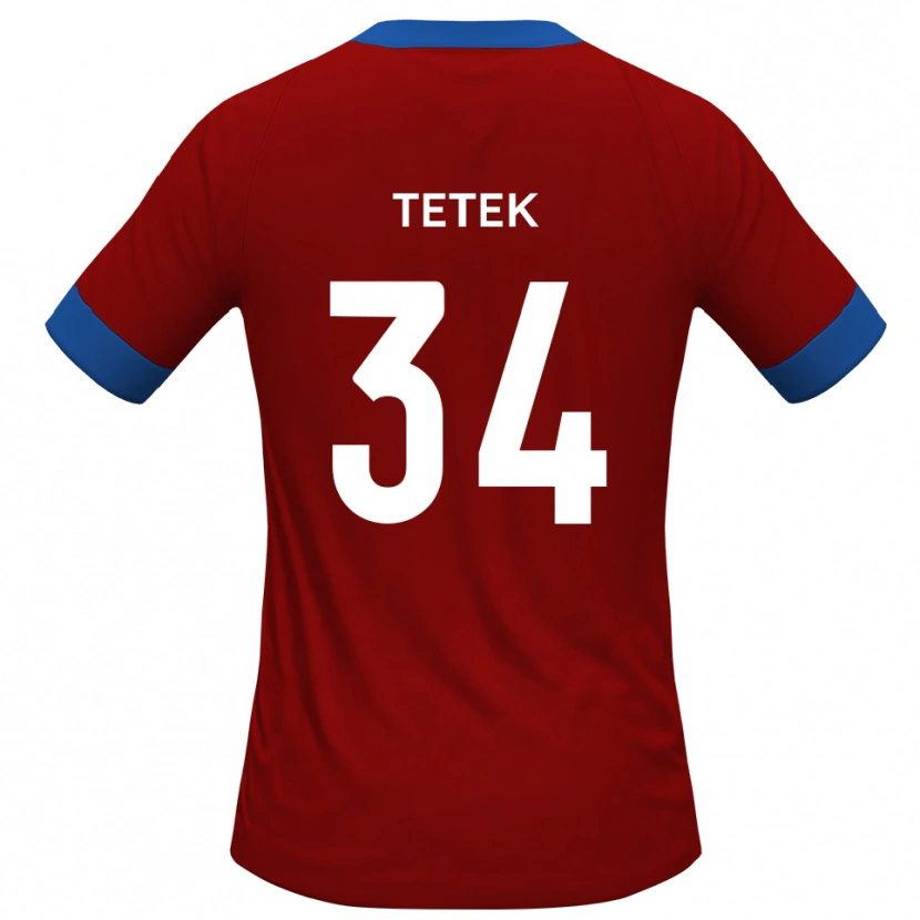 Danxen Kinder Dejan Tetek #34 Rot Blau Heimtrikot Trikot 2025/26 T-Shirt Schweiz