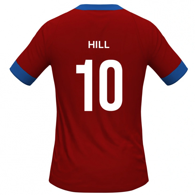 Danxen Kinder Ryan Hill #10 Rot Blau Heimtrikot Trikot 2025/26 T-Shirt Schweiz