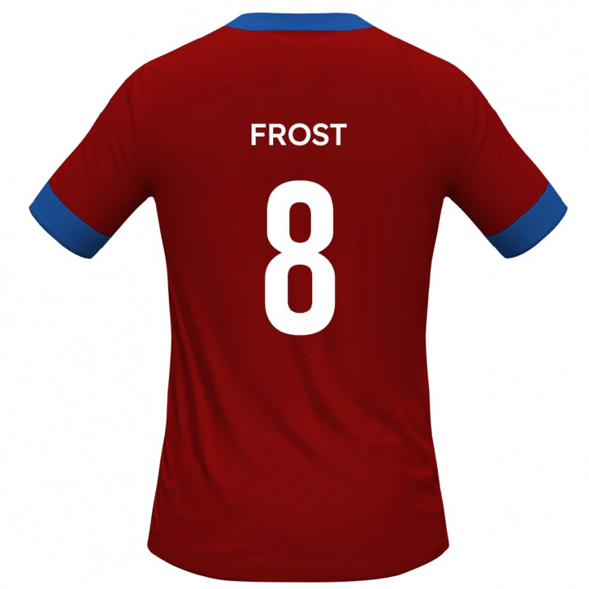 Danxen Kinder Tyler Frost #8 Rot Blau Heimtrikot Trikot 2025/26 T-Shirt Schweiz