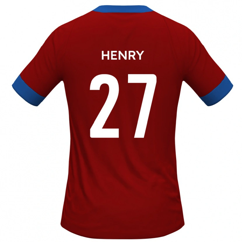 Danxen Kinder James Henry #27 Rot Blau Heimtrikot Trikot 2025/26 T-Shirt Schweiz