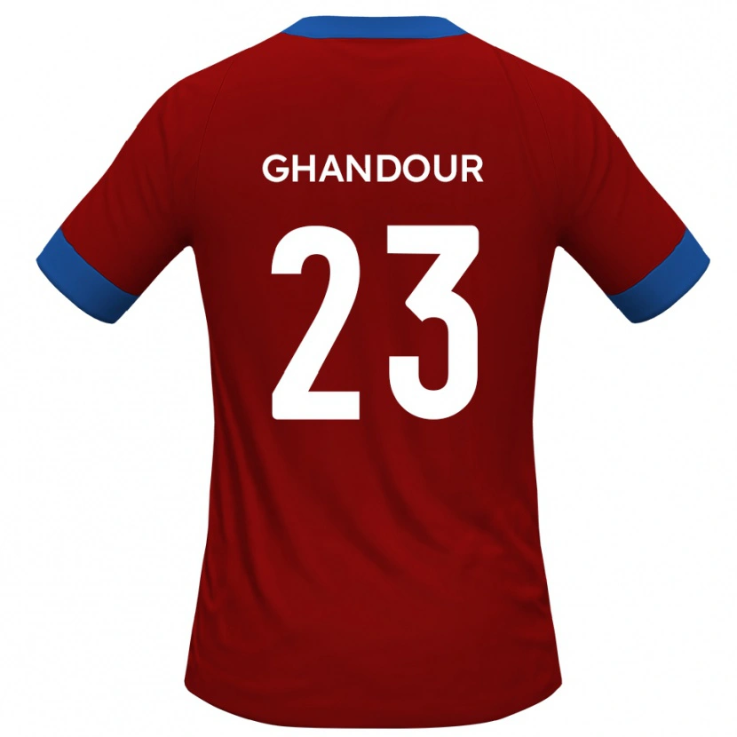 Danxen Kinder Hady Ghandour #23 Rot Blau Heimtrikot Trikot 2025/26 T-Shirt Schweiz