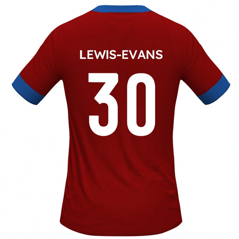 Danxen Kinder Joe Lewis-Evans #30 Rot Blau Heimtrikot Trikot 2025/26 T-Shirt Schweiz