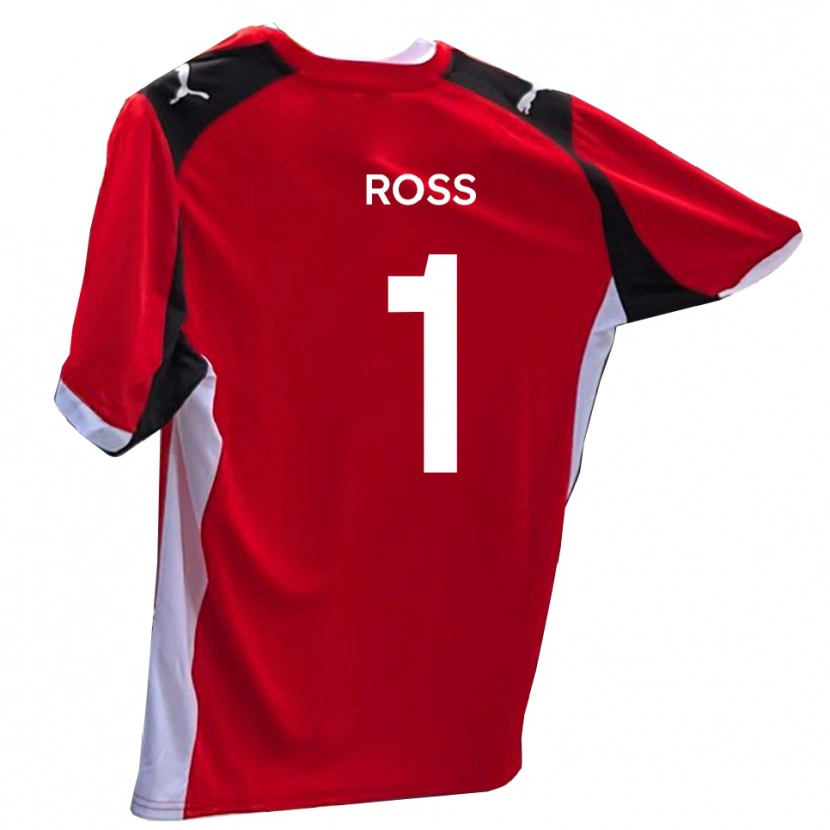 Danxen Kinder Ethan Ross #1 Rot Weiß Heimtrikot Trikot 2025/26 T-Shirt Schweiz