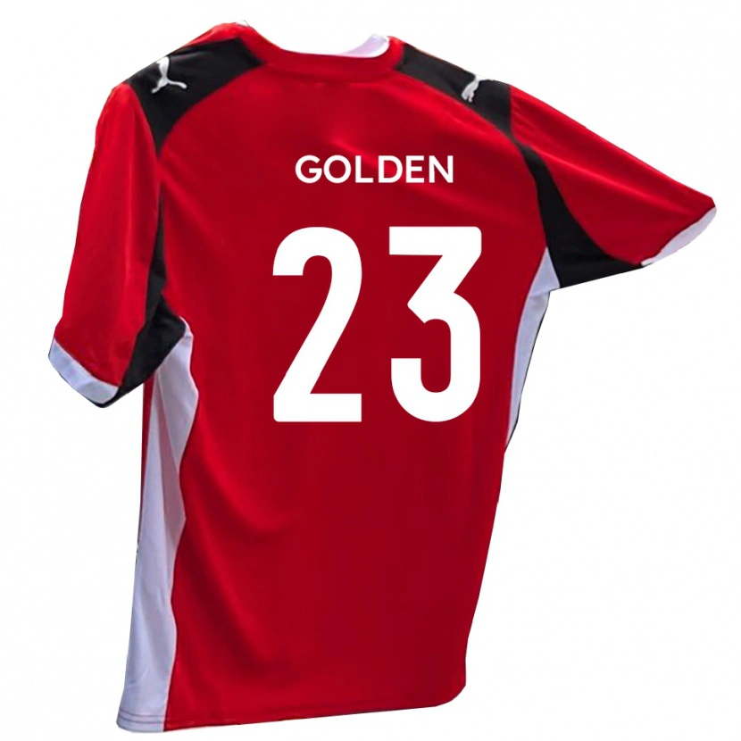 Danxen Kinder Tylor Golden #23 Rot Weiß Heimtrikot Trikot 2025/26 T-Shirt Schweiz