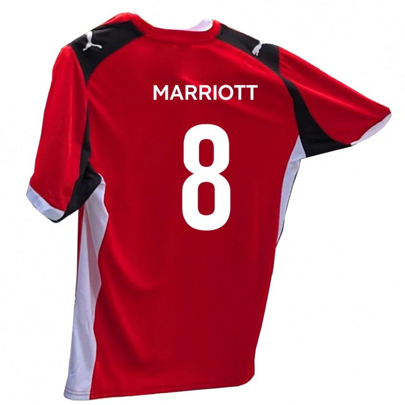 Danxen Kinder Isaac Marriott #8 Rot Weiß Heimtrikot Trikot 2025/26 T-Shirt Schweiz